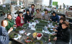 ナチュラルクリスマスリース講習会*午前の部*